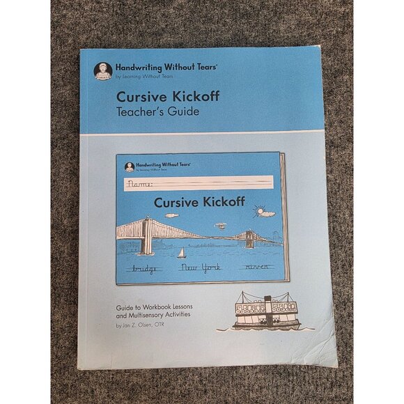 Handwriting Without Tears Cursive Kickoff Teachers Guide Educational Book - Picture 1 of 5